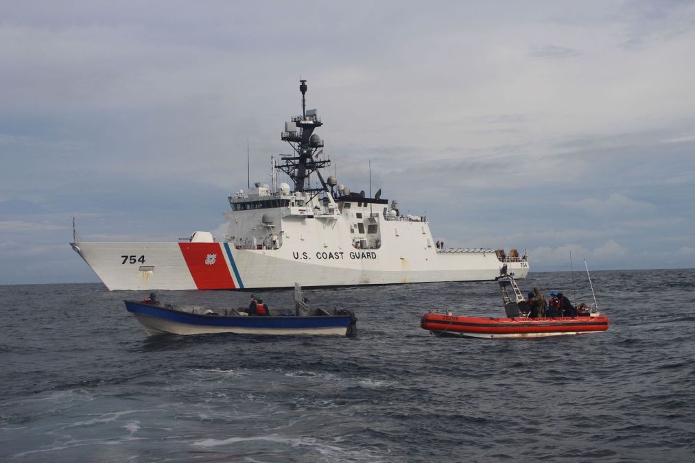 Coast Guard Cutter James interdicts go-fast vessel in Eastern Pacific Ocean