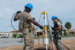 Tyndall Airmen modernize communications infrastructure