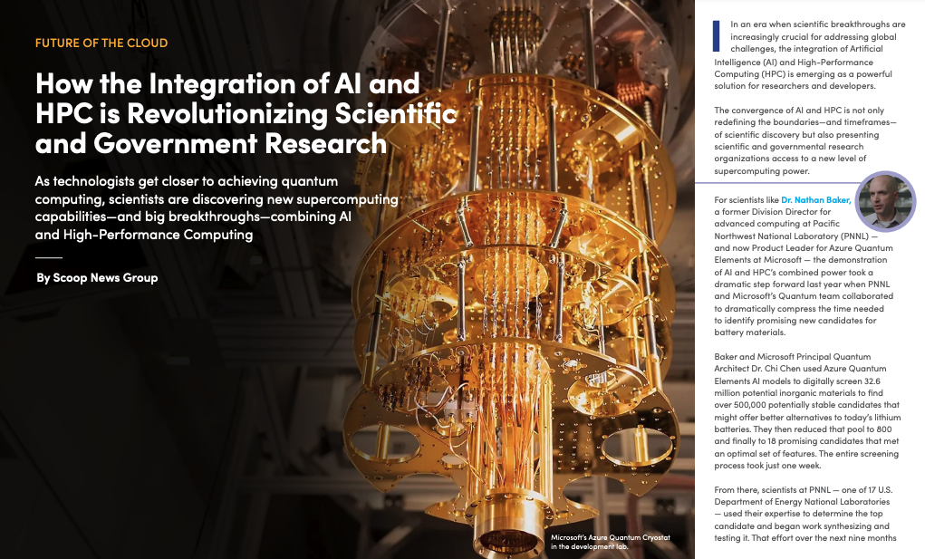 How the integration of AI and HPC is revolutionizing scientific and government research
