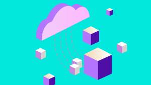 Abstract art of AI and Cloud